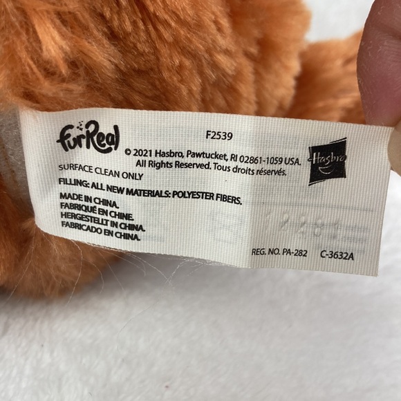 Hasbro Piper Fur Real Interactive Brown Plush Monkey Toy 14” - Picture 9 of 11